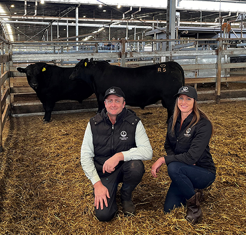 Nick and Blair Franklin from Franklin Angus Lot3 13 & 15 both sold for $25,000